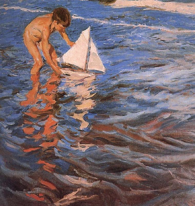 Joaquin Sorolla Small boat